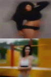 Naked woman swallow female