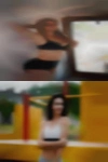Women laughing when people