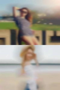 Nude woman grabs a male by Ontario the balls
