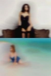 Black aged naked woman tones